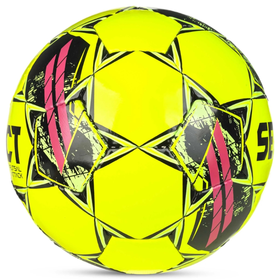 Select Attack v22 futsal labda sárga/pink demo