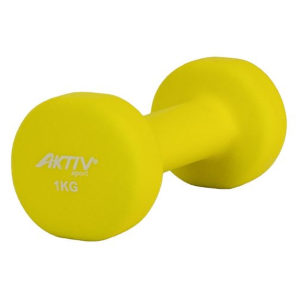 Kézisúlyzó neoprén 1kg sárga demo