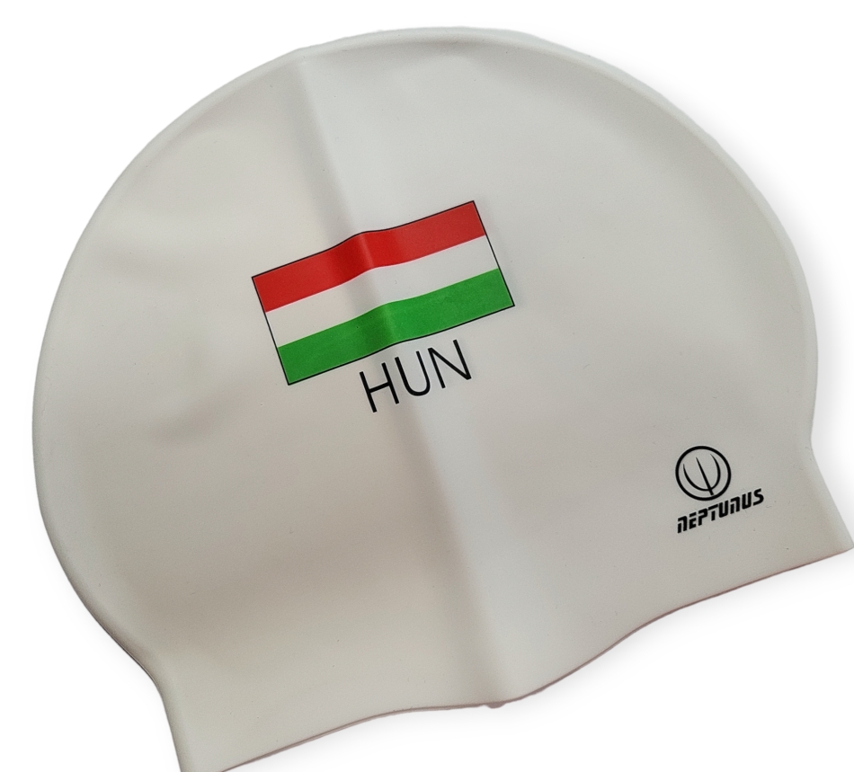 Neptunus Flag HUN úszósapka fehér demo